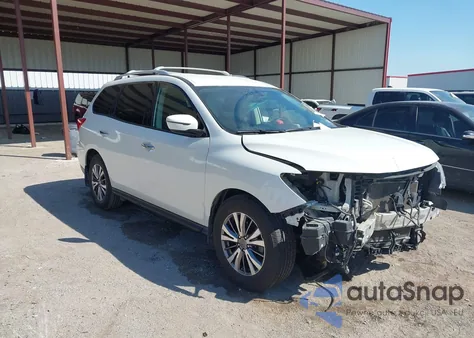 2019 Nissan Pathfinder Sv z USA, uszkodzony, nr VIN 5N1DR2MNXKC582825